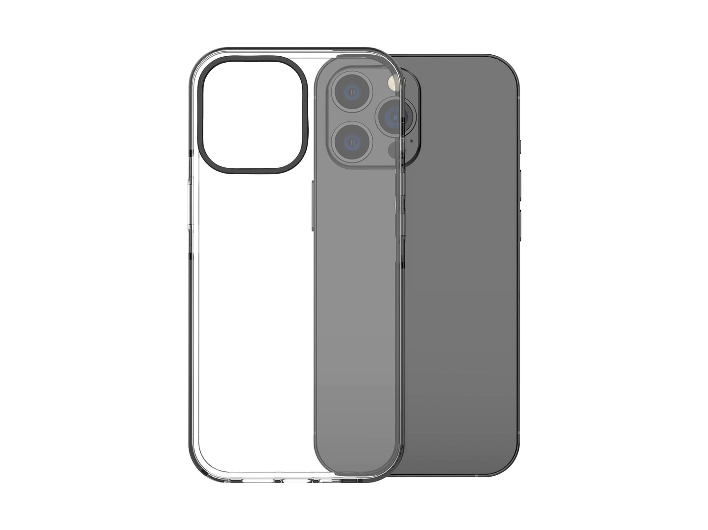 Shockproof transparent mobile phone case