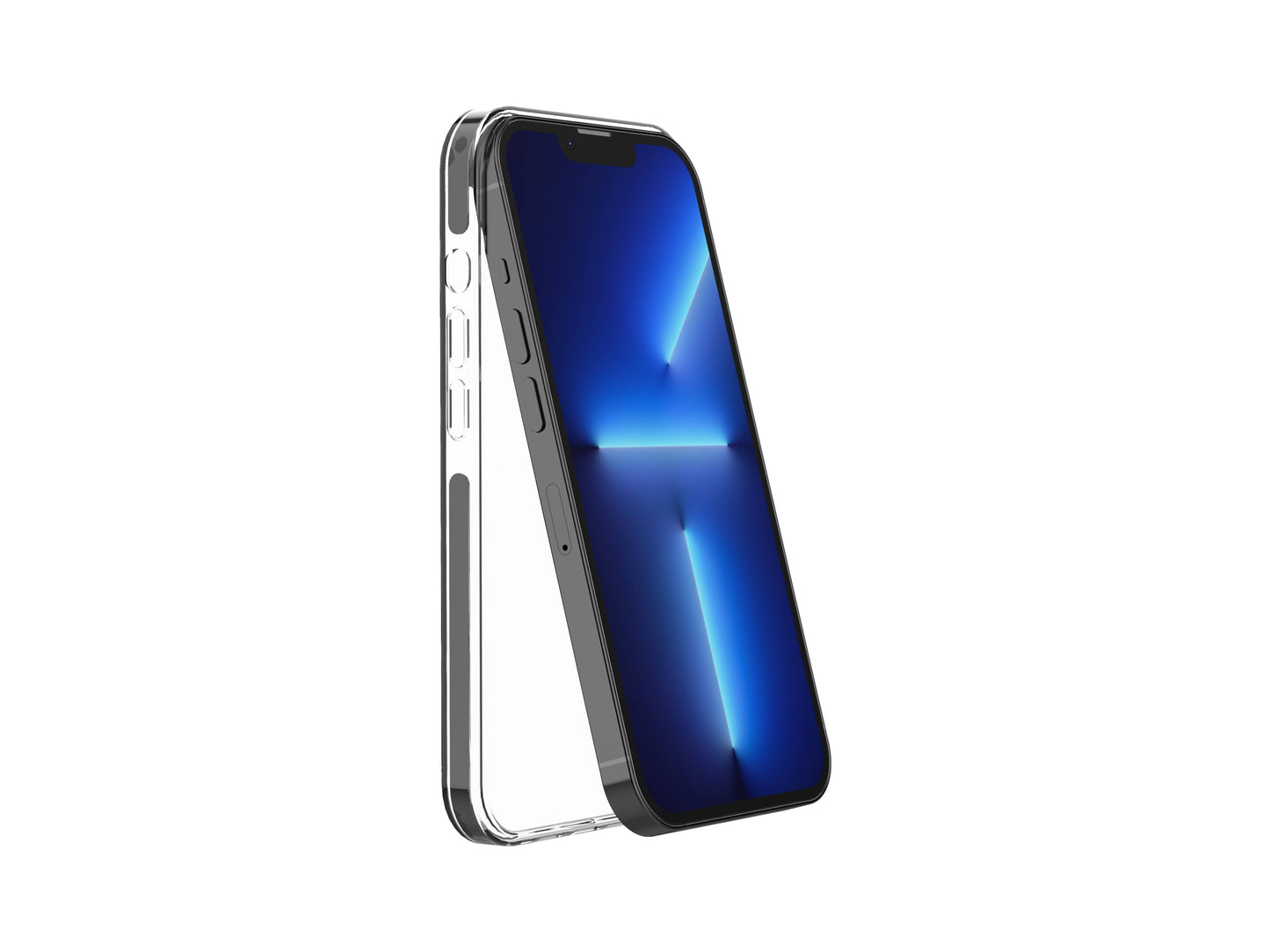 Shockproof transparent mobile phone case